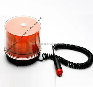 LED Strobe Light DC12-24V Blinker Warning Light Yellow/ Red /Blue Ceiling Lamp With Magnetic Base 10 LEDs