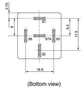 Relay Otomotif Foocles Baru Tipe Switching SPDT DC 12V 40A 5 Terminal Universal Fitment Bersertifikasi TS16949/ROHS Garansi 1 Tahun - Product Image 4