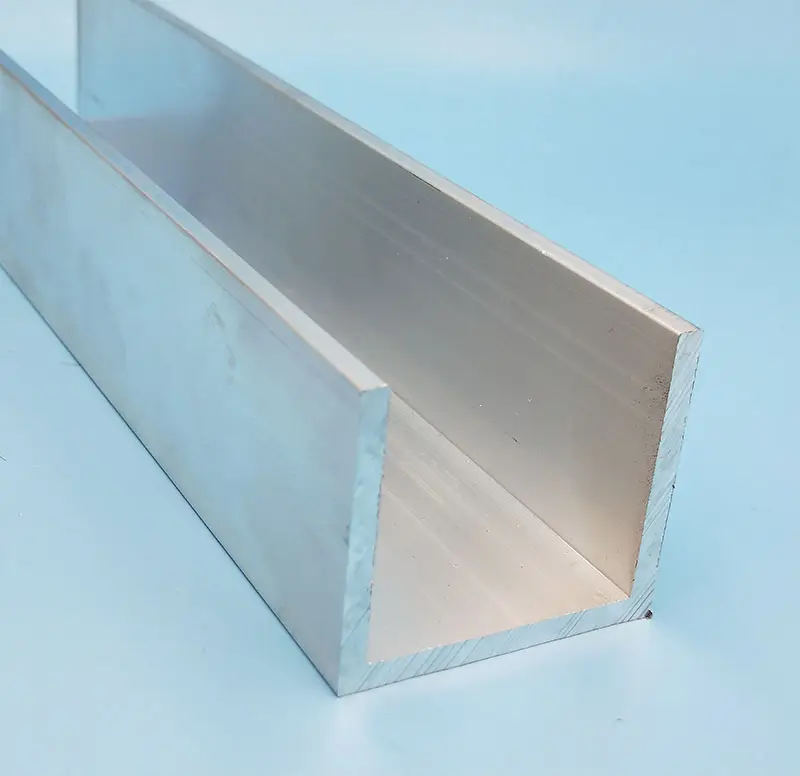 U channel aluminium rail ,6063 U-shape Aluminum Channel , aluminium alloy for channel rail price per kg