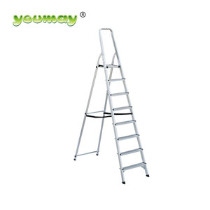 Aluminio ligero plegable escalera AF0108A/Aldi escalera - Product Image 1
