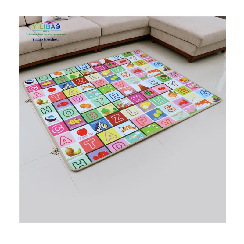 Cheap Custom Design Soft epe xpe Foam Educational Baby Play Mats Activity Gym Mat Non-toxic Alfombra Bebe Baby Plastic Floor Mat