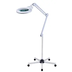 Nhà Máy Giá 5 inch mỹ phẩm Beauty Salon Nail Led Bàn đèn cho Lash <span class=keywords><strong>Magnifying</strong></span> lens Glass tầng đứng <span class=keywords><strong>Magnifying</strong></span> đèn - Product Image 1