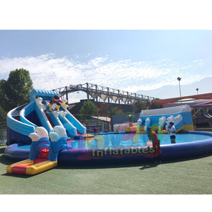 חיצוני juego inflable acuatico מתנפח בריכת פרק ענק מתנפח מים שקופיות עבור למבוגרים - Product Image 4