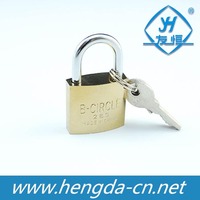 Cadenas en laiton à trois anneaux YH1240, 20 mm-50 mm, serrure en cuivre, clés identiques, catégorie de produit : serrures