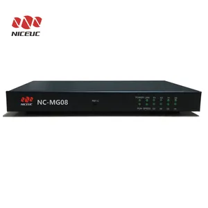 NC-MG08 IP PBX，具有 4 个端口 FXO 和 30 个 IP 用户