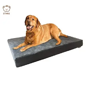 Оптовая продажа, модный ортопедический диван для домашних животных, удобная кровать для собак из пены с эффектом памяти