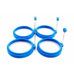 4 paquets de moules à œufs en silicone, anneaux à œufs frits, moules à crêpes en silicone, anneaux à œufs en silicone - Product Image 5