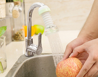 Küchen verstellbarer wassers pa render Wasserhahn Sprüh düsen filter 360 Grad drehbarer Wasserhahn Extender Säuglings pflege 25-40mm