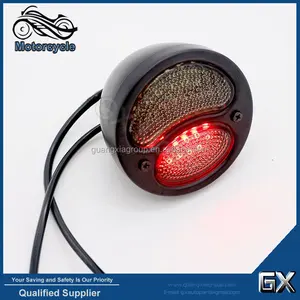 Chopper Bike Rücklicht Motorrad Retro Klassische Hinten Lampe Rücklicht mit Halterung