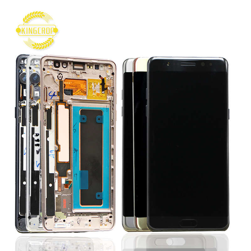 Layar Sentuh Lcd dengan Kabel Flex, Pengganti Edge S6 + S7 S8 + Note 8 Asli Samsung S8 Plus