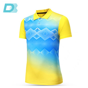 Sublimazione personalizzato Shopping Online India A Righe da Uomo <span class=keywords><strong>Polo</strong></span> T Shirt - Product Image 3