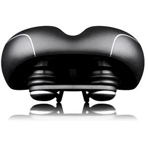 Седло EasyDo с полым дизайном, кожаное седло для велосипеда, седло для велосипеда