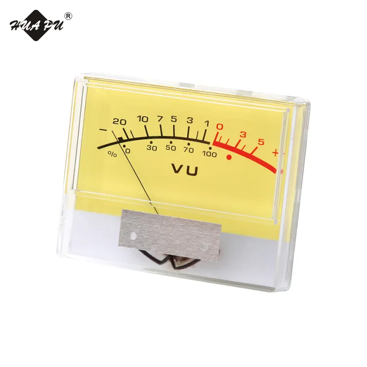 Pointeur type VU mètre à structure de bobine mobile VU-73 ampèremètre 73x37mm compteur analogique de panneau