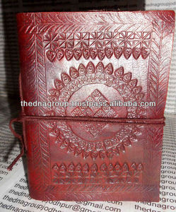 สมุดโน๊ตหนังแท้คุณภาพดีทำมือสำหรับ B6บัฟพร้อมด้ายเย็บปกปกแข็งสำหรับธุรกิจออฟฟิศ - Product Image 2