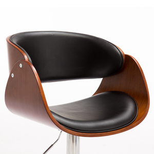 Tabouret de <span class=keywords><strong>bar</strong></span> en bois de noyer de haute qualité et effet <span class=keywords><strong>crocodile</strong></span> Tabourets haut de gamme Tabourets de <span class=keywords><strong>bar</strong></span> Meubles de salon - Product Image 6