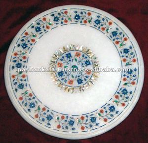 Inlaid <b>Table</b> <b>White</b> Tops, Coffee <b>Table</b> Tops - Product Image 1