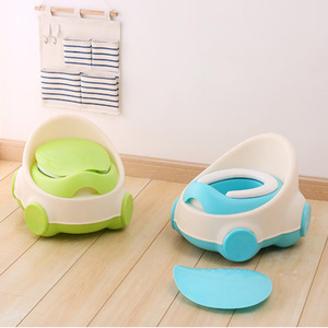 Venta caliente especial verde rosa <span class=keywords><strong>café</strong></span> azul recién nacido del bebé artículos orinal de plástico - Product Image 4