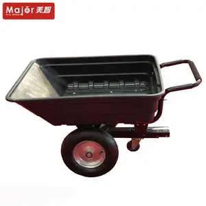 Tk3038pl — chariot de benne de jardin, en poly, robuste, 300kg, offre spéciale