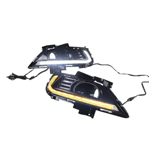 Aluminum DRL For Ford New Mondeo Or Fusion 2013 - 2015 With Yellow Light