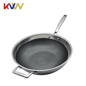 Vente chaude chinois 3-ply <span class=keywords><strong>induction</strong></span> en acier inoxydable gaz <span class=keywords><strong>wok</strong></span> cuisinière pour la <span class=keywords><strong>cuisine</strong></span> - Product Image 1