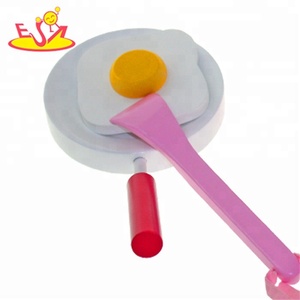 Nouvelle arrivée jouer à faire semblant <span class=keywords><strong>jouet</strong></span> en <span class=keywords><strong>bois</strong></span> pots et des casseroles pour enfants W10B084 - Product Image 4