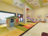Panneau décoratif intérieur en fibre de bambou, panneau décoratif imperméable pour mur et plafond