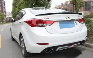 AUTO ABS REAR SPOILER FOR HYUNDAI ELANTRA TRUNK SPOILERS 2012-2015