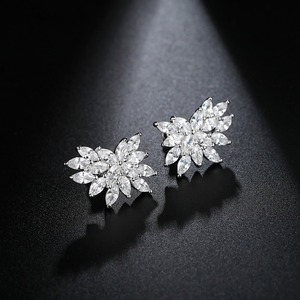 LUOTEEMI 2017 Nuove Signore Angel wings Bijoux Zircone Cubico Della Vite Prigioniera Dichiarazione <span class=keywords><strong>Orecchini</strong></span> Per Le Donne Orecchino Gioielli di Moda - Product Image 5