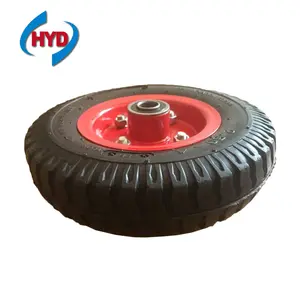 바퀴 손수레를 위한 8 "* 2.50-4 고품질 압축 공기를 넣은 타이어 바퀴