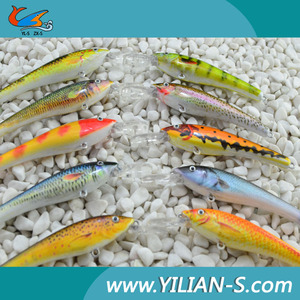 2014 nouveau leurre de pêche de vairon en plastique de conception - Product Image 1