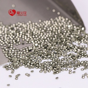 1000 pz/conf. Pietre di <span class=keywords><strong>Marcasite</strong></span> Sciolte PP3 PP4 PP5 Taglio Rotondo Fondo Piatto per Creazione Gioielli - Product Image 4