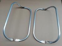 Aksesoris Gagang Tas Bingkai Tabung Aluminium, Bagian Tas Clutch, Bingkai Tas untuk Dompet, Bingkai Tas Dokter, Penjepit Pipa Aluminium