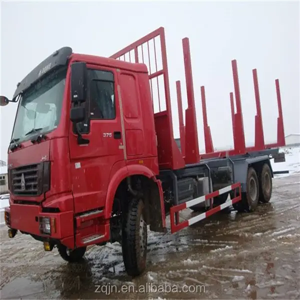 중국 제조자 6x4 운송업자 나무로 되는 트럭