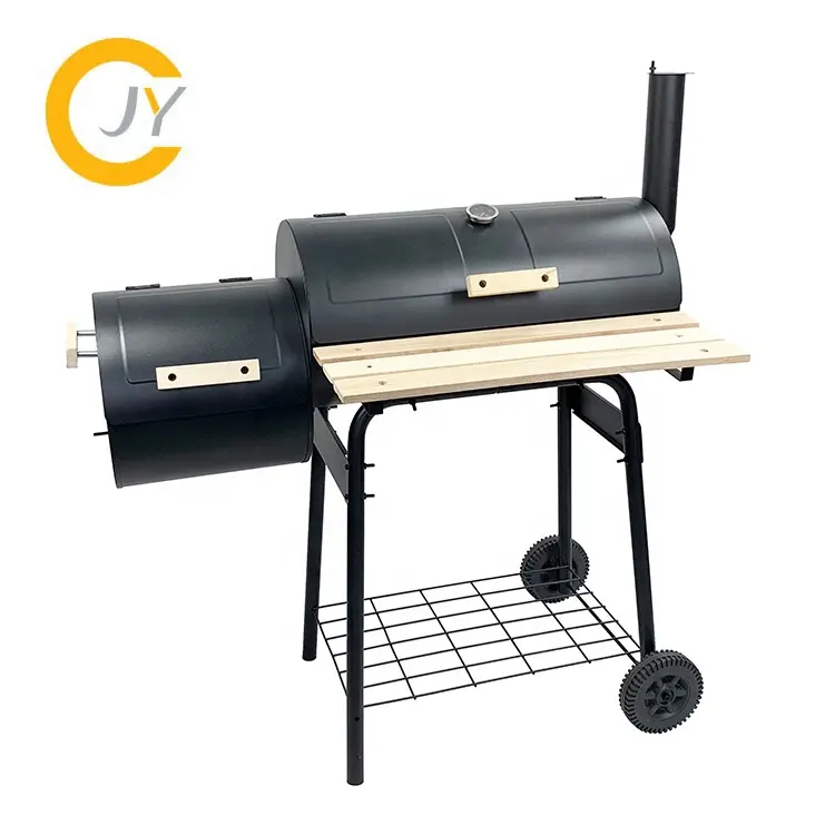 Than Grill Offset Smoker Nướng Thịt Nướng Với Không Dính