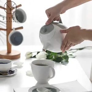 定制印刷油墨茶壶散装陶瓷陶瓷茶壶套装1138