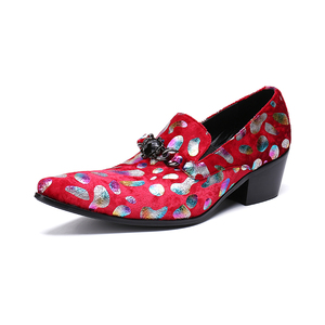 NA169 Mocassins rouges pour hommes en cuir véritable Chaussures <span class=keywords><strong>bateau</strong></span> confortables et respirantes Personnalité Casual Marque de <span class=keywords><strong>luxe</strong></span> Chaussures formelles pour hommes - Product Image 2