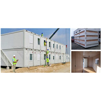 Conteneur maritime métallique de 40 pieds, maison mobile préfabriquée, bureau portable, maisons mobiles, conteneurs préfabriqués prêts à vivre