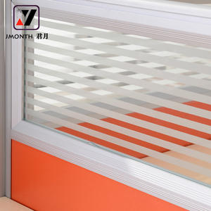 आधुनिक डिजाइन ओपन स्पेस ऑफिस कंप्यूटर डेस्क 1-6 सीटर वर्कस्टेशन आमने-सामने कार्यस्थान - Product Image 4