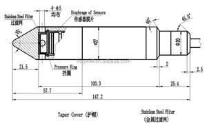 Hpt604 погружные цифровой давления уровня топлива масло преобразователь - Product Image 6