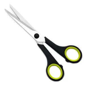 Yangjiang Scissors 6 inch Student Scissors Office Scissors PP+TPR Handle