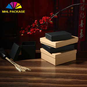 Nhỏ Đặt Hàng Nhỏ Logo In Kraft Giấy Nắp Và Khay Sản Phẩm Bao Bì Hộp 700gsm Kraft Giấy Tùy Chỉnh - Product Image 2