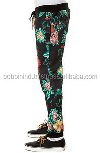 Custom Printed Mid Waist Men's Jogger Sweatpants Polyester/Cotton <b>Winter</b> Drawstring Closure Vintage Decoration Quick Dry - Product Image 4