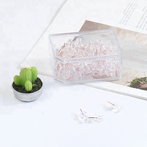 Прозрачная розовая Золотая шпилька - Product Image 3