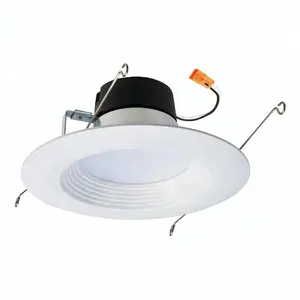 13w 5/6インチ調光可能バッフルLED埋め込み式照明灯レトロフィットキット器具ダウンライト