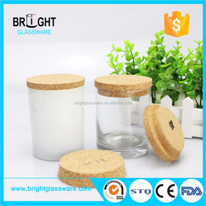 Personnalisé verre pot couvercles <span class=keywords><strong>en</strong></span> bois liège bouchon couvercle - Product Image 5