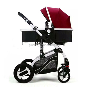 Poussette pliable en aluminium pour bébé poupée landau avec sac de transport et panier pour les enfants de 3 ans sécurité assurée avec 4 roues - Product Image 2