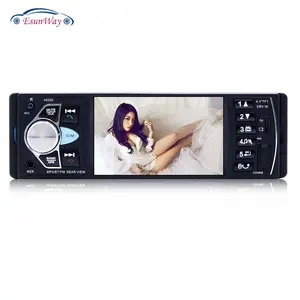 4.1 "Autoradio 4022D 1 딘 자동차 라디오 오디오 스테레오 MP5 자동차 플레이어 USB AUX FM 원격 제어