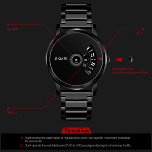 <span class=keywords><strong>Skmei</strong></span>-montre-bracelet à quartz analogique pour hommes, en acier inoxydable, vente en gros, <span class=keywords><strong>1260</strong></span> - Product Image 5
