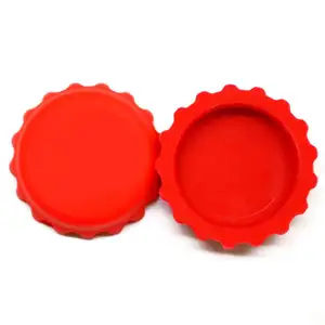 24 PCS Silicone Bottle Caps 6 Colors reusable beer cap food grade soda  bottles cover rubber