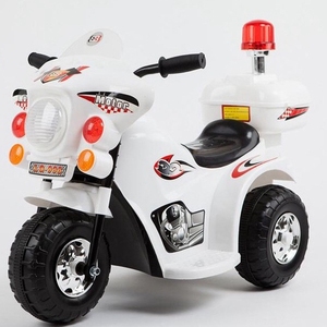 Moto électrique pour enfants avec lumières colorées / Moto électrique à trois roues en plastique à vendre - Product Image 1